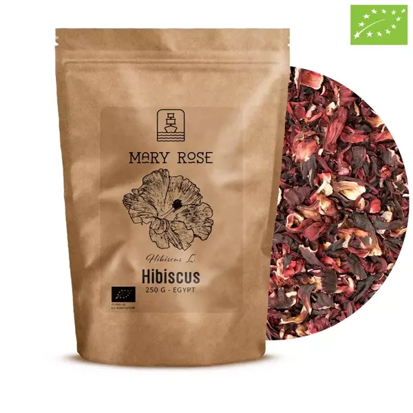 Mary Rose – Hibiskus ekologiczny – Malwa Sudańska (płatki) 250 g